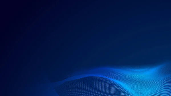 Fondo Textura Degradado Pantalla Luz Onda Azul Punto Tecnología Abstracta — Foto de Stock