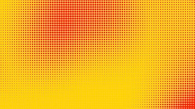 Noktalar yarım ton turuncu sarı renk desenli, teknolojik dijital arkaplanlı. Noktalar, yaz arkaplanlı sanat çizgi romanları.. 