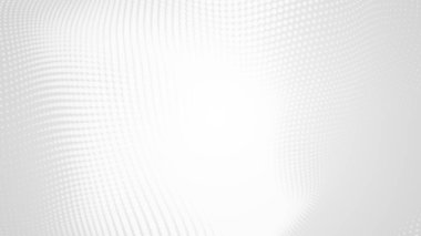 Nokta beyaz dalgalı ışık teknolojisi dokusu arka plan. Soyut büyük veri dijital konsepti. 3d oluşturma.