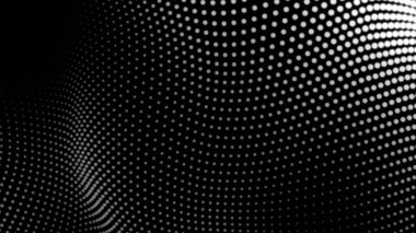 Nokta beyaz dalga teknolojisi dokusu. Soyut büyük veri dijital konsepti. 3d oluşturma.