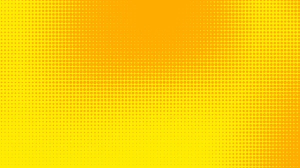 Kropki Półton Żółty Pomarańczowy Wzór Kolorów Gradientu Tekstury Technologii Cyfrowego — Zdjęcie stockowe