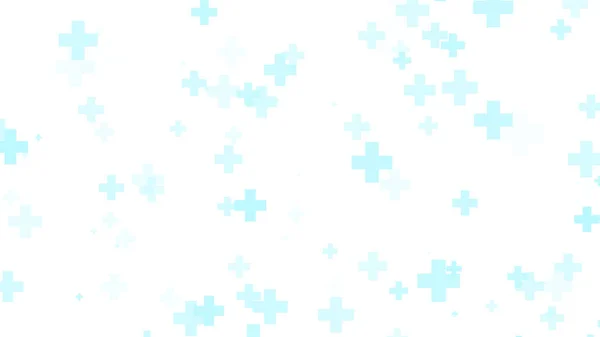 Медицинское Здоровье Синий Крест Рисунок Белого Фона Абстрактная Концепция Медицинских — стоковое фото