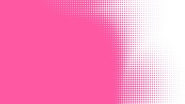 Nokta pembe desenli gradyan arkaplan. Soyut illüstrasyon pop sanat yarım ton ve retro tarzı. yaratıcı tasarım sevgililer günü konsepti,