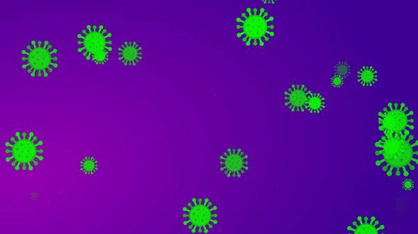 Coronavirus Minta Banner Háttér Absztrakt Egészségügyi Illusztrációk Koncepció Covid — Stock Fotó