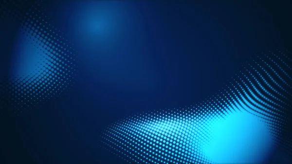 Fondo Textura Degradado Pantalla Luz Onda Azul Punto Tecnología Abstracta — Foto de Stock