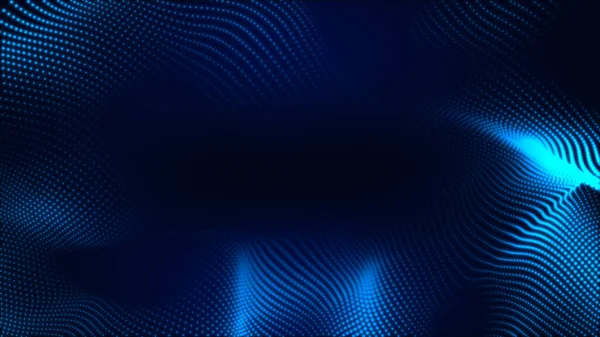 Точка Біло Блакитної Хвилі Світлодіодний Градієнт Текстури Фону Анотація Технології — стокове фото