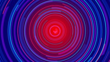 Neon hatları teknolojisi yüksek teknoloji mavi arka plan. Soyut grafik dijital gelecek konsept tasarımı.