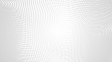 Nokta beyaz dalgalı ışık teknolojisi dokusu arka plan. Soyut büyük veri dijital konsepti. 3d oluşturma.