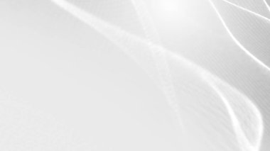 Nokta beyaz dalgalı ışık teknolojisi dokusu arka plan. Soyut büyük veri dijital konsepti. 3d oluşturma.