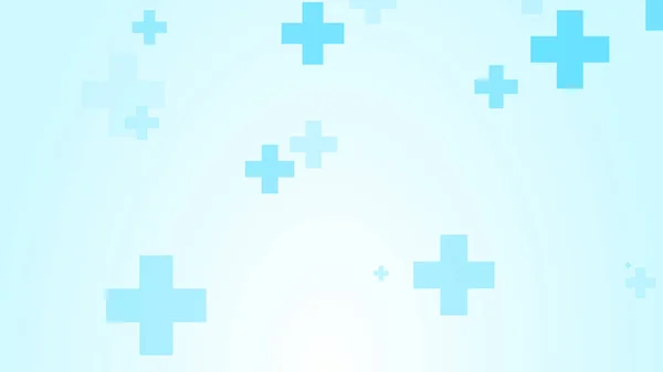 Медицинская Бело Голубой Крест Фон Абстрактная Концепция Медицинских Технологий Науки — стоковое фото