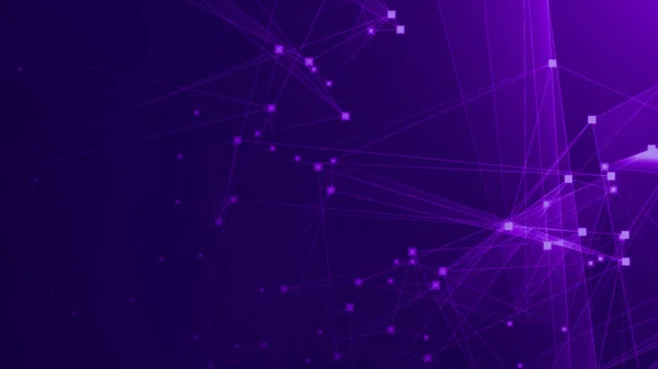 Abstract Purple Violet Polygon Tech Network Connect Technology Background Abstract — Stock Photo, Image