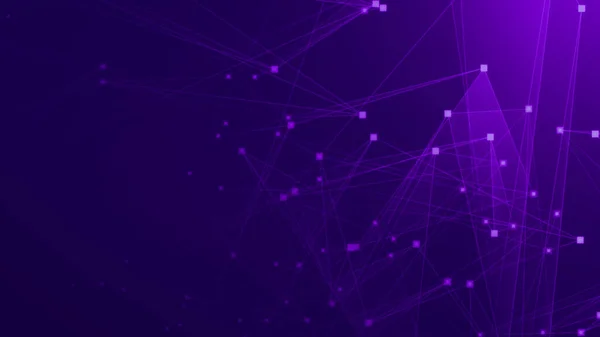 Abstract Purple Violet Polygon Tech Network Connect Technology Background Abstract — Stock Photo, Image