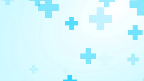 Medizinisch Weiß Blaues Kreuz Hintergrund Abstraktes Konzept Für Gesundheitstechnologie Und — Stockfoto