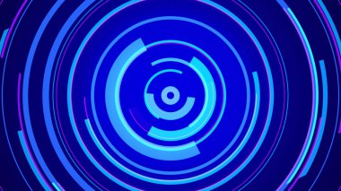 Mavi neon ışık teknolojisi. Yüksek teknoloji karanlık arka plan. Soyut grafik dijital gelecek konsept tasarımı.