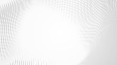 Nokta beyaz dalgalı ışık teknolojisi dokusu arka plan. Soyut büyük veri dijital konsepti. 3d oluşturma.