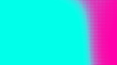 Noktalar yarım ton yeşil pembe renk desenli, teknolojik dijital arka planlı. Noktalar, yaz arkaplanlı sanat çizgi romanları.. 