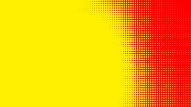 Noktalar yarım ton turuncu sarı renk desenli, teknolojik dijital arkaplanlı. Noktalar, yaz arkaplanlı sanat çizgi romanları..