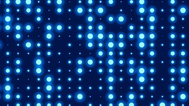 Nokta beyaz desenli ekran ışık eğimli doku arka planına öncülük etti. Soyut teknoloji büyük veri dijital arkaplanı. 3d oluşturma.