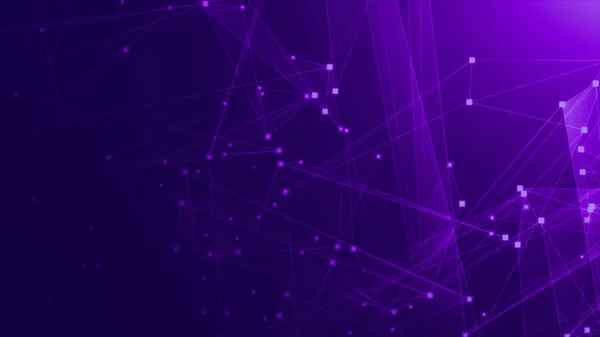 Abstract Purple Violet Polygon Tech Network Connect Technology Background Abstract — Stock Photo, Image