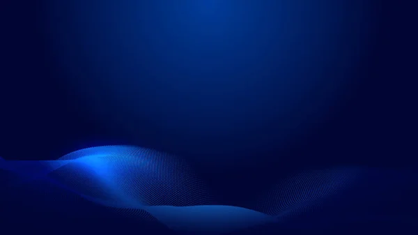 Голубая Волна Синего Цвета Фоне Градиентной Текстуры Абстрагируясь Технологии Big — стоковое фото