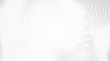 Nokta beyaz dalgalı ışık teknolojisi dokusu arka plan. Soyut büyük veri dijital konsepti. 3d oluşturma.