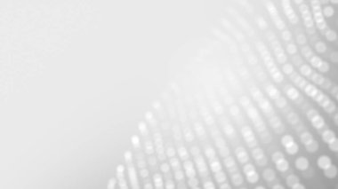 Nokta beyaz dalgalı ışık teknolojisi dokusu arka plan. Soyut büyük veri dijital konsepti. 3d oluşturma.