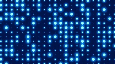 Nokta beyaz desenli ekran ışık eğimli doku arka planına öncülük etti. Soyut teknoloji büyük veri dijital arkaplanı. 3d oluşturma.