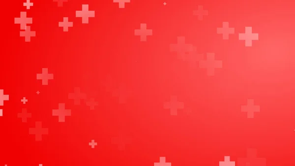 Medical health red cross pattern background. Abstract healthcare for World Blood Donor Day.