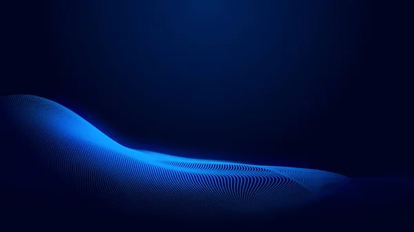 Точковий Синьо Хвильовий Світловий Екран Текстури Фону Абстрактна Технологія Ефіру — стокове фото