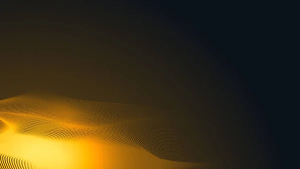 Оранжево Волновой Световой Экран Текстурный Фон Абстрагируясь Технологии Big Data — стоковое фото