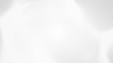 Nokta beyaz dalgalı ışık teknolojisi dokusu arka plan. Soyut büyük veri dijital konsepti. 3d oluşturma.