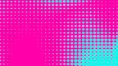 Noktalar yarım ton yeşil pembe renk desenli, teknolojik dijital arka planlı. Noktalar, yaz arkaplanlı sanat çizgi romanları.. 