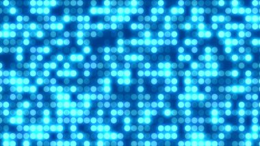 Nokta beyaz desenli ekran ışık eğimli doku arka planına öncülük etti. Soyut teknoloji büyük veri dijital arkaplanı. 3d oluşturma.