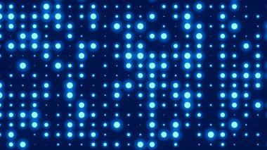 Nokta beyaz desenli ekran ışık eğimli doku arka planına öncülük etti. Soyut teknoloji büyük veri dijital arkaplanı. 3d oluşturma.