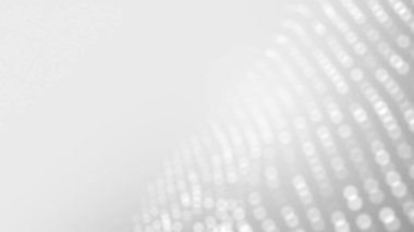 Nokta beyaz dalgalı ışık teknolojisi dokusu arka plan. Soyut büyük veri dijital konsepti. 3d oluşturma.