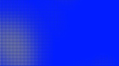 Noktalar yarım ton mavi sarı renk desenli, teknolojik dijital arkaplanlı. Noktalar, yaz arkaplanlı sanat çizgi romanları.. 