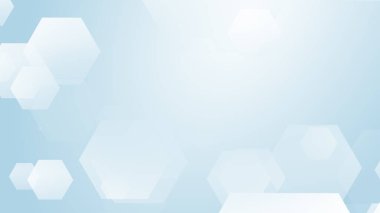 Altıgen geometrik beyaz desen parlak sağlık ve teknoloji geçmişi. Soyut grafik dijital gelecek bilim konsept tasarımı.