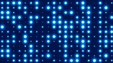 Nokta beyaz desenli ekran ışık eğimli doku arka planına öncülük etti. Soyut teknoloji büyük veri dijital arkaplanı. 3d oluşturma.