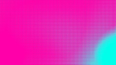 Noktalar yarım ton yeşil pembe renk desenli, teknolojik dijital arka planlı. Noktalar, yaz arkaplanlı sanat çizgi romanları.. 