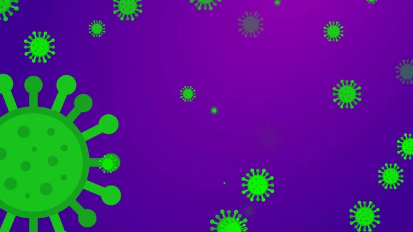 Coronavirus Patroon Banner Achtergrond Abstract Gezondheidszorg Illustraties Concept Covid — Stockfoto