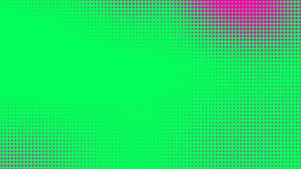 Tečky Polotón Zelená Růžová Barva Vzor Gradient Textura Technologií Digitální — Stock fotografie