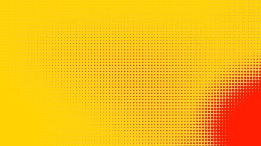 Noktalar yarım ton turuncu sarı renk desenli, teknolojik dijital arkaplanlı. Noktalar, yaz arkaplanlı sanat çizgi romanları.. 