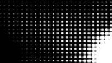 Nokta beyaz desenli doku arkaplanı. Soyut pop sanatının yarım ton ve retro tarzı.