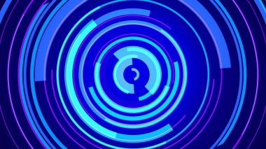 Mavi neon ışık teknolojisi. Yüksek teknoloji karanlık arka plan. Soyut grafik dijital gelecek konsept tasarımı.