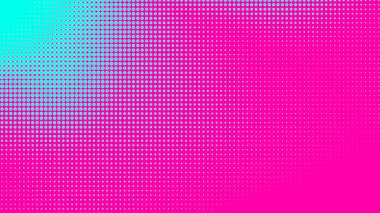 Noktalar yarım ton yeşil pembe renk desenli, teknolojik dijital arka planlı. Noktalar, yaz arkaplanlı sanat çizgi romanları.. 