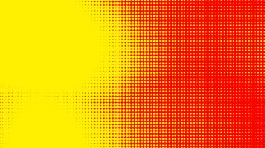 Noktalar yarım ton turuncu sarı renk desenli, teknolojik dijital arkaplanlı. Noktalar, yaz arkaplanlı sanat çizgi romanları..