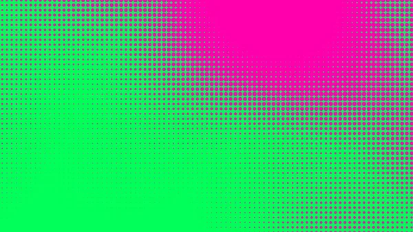 Puntini Mezzitoni Verde Rosa Modello Gradiente Texture Con Tecnologia Sfondo — Foto Stock