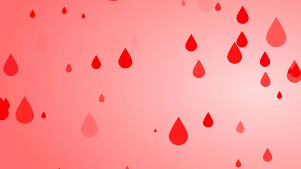 Medical health red blood drop pattern background. Abstract healthcare for World Blood Donor Day.