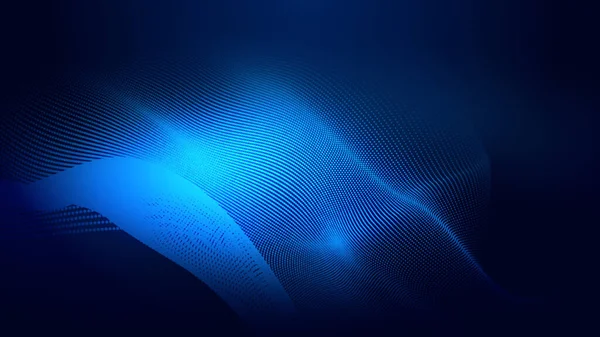 Ponto Azul Onda Luz Tela Gradiente Textura Fundo Abstrato Tecnologia — Fotografia de Stock