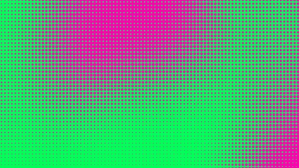 Dots Halftone Green Pink Color Pattern Gradient Texture Technology Digital — Stock Photo, Image